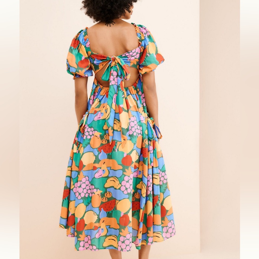 FARM Rio Colorful Floral Midi Dress - Picture 2 of 6